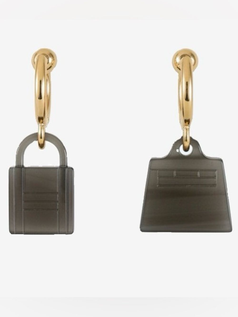 🛍️Hermès Authentic Limited Edition Amulet Maroquinier Kelly Cadena Earrings